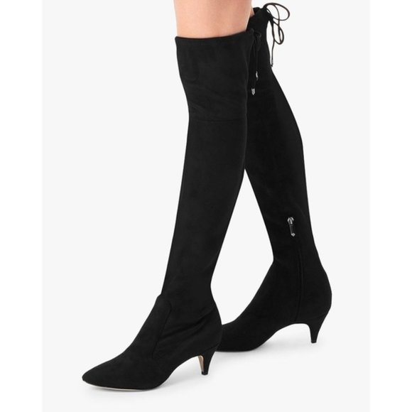 Sam Edelman Shoes - Sam Edelman Kristie Over the Knee Boot Black
